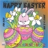 Happy Easter Coloring Book for...